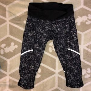 Lululemon Speckled Cropped Leggings